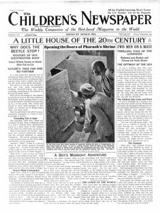 A Little House of the 20th Century, front page of 