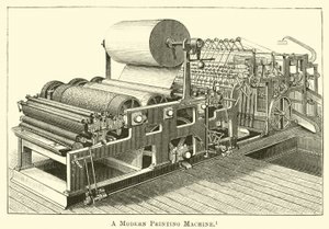 Modern Bir Baskı Makinesi by English School