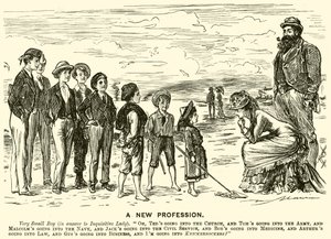Yeni Bir Meslek (gravür) by English School