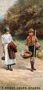 Bir İzci Başkalarına Yardım Eder, 1929 by English School