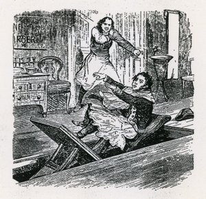 Bir İnci Dizisi veya Fleet Sokağının Arkadaşı (1847), Britannia, Hoxton. Sweeney Todd by English School