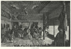 Bir Tatar Okulu (gravür) by English School