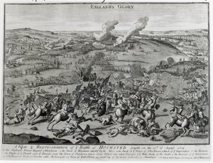A View and Representation of the Battle of Hochsted, 13th August 1704   by English School