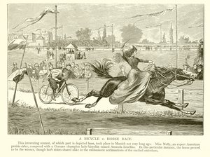 bisiklet vs at yarışı by English School