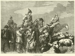 Bir yiyecek arama partisi, Ekim 1870 by English School