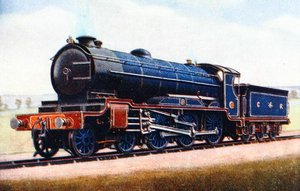 Londra Midland ve İskoç Demiryolunun bir lokomotifi, G. Gibbard Jackson