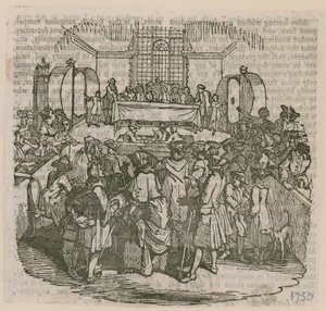 Piyango; 1750 tarihli by English School