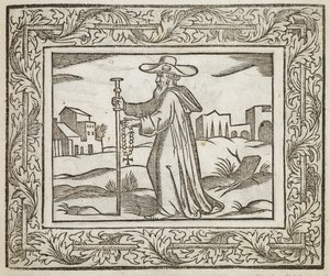 Asa ve haç tutan bir adam, Genç Henry Peacham