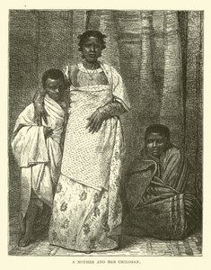 Bir anne ve çocukları by English School