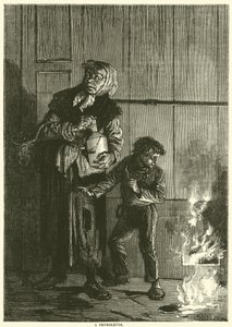Bir petrol, Nisan 1871 by English School