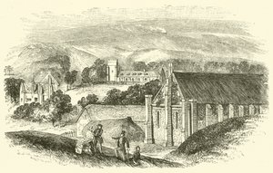 Abbotsbury Manastırı (gravür) by English School