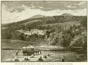 Abbotsford ve Eildon Tepeleri by English School