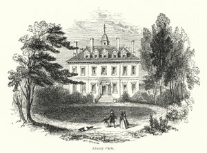 Abney Parkı (gravür) by English School