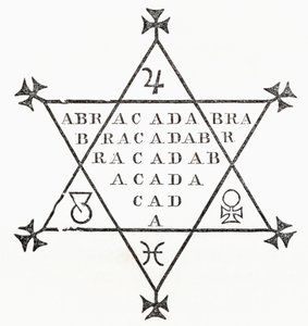 Abrakadabra, Thomas Ingoldsby tarafından The Ingoldsby Legends veya Mirth and Marvels