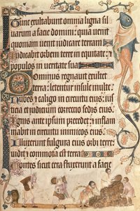 Sir Geoffrey Luttrell (1276-1345) (parşömen) için 1340