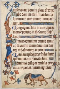 Ekle. 42130, f.61v, Mezmur 32, kanatlı at, 