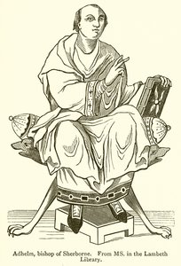 Adhelm, Sherborne Piskoposu by English School