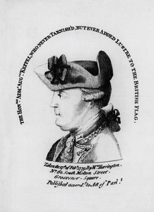 Amiral Augustus Keppel by English School