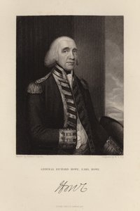 Amiral Richard Howe by English School