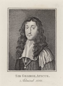 Amiral Sir George Ayscue (gravür) by English School