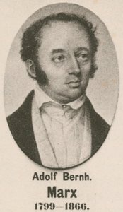 Adolf Bernhard Marx (gravür) by English School