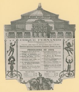 Cirque Fernando için reklam by English School