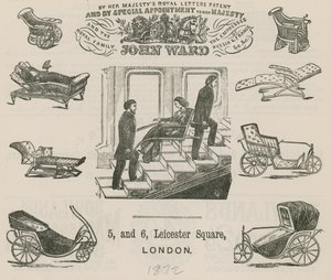 Geçersiz arabaların üreticisi John Ward için reklam by English School