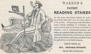 Warrens Patent Okuma Standları için Reklam by English School