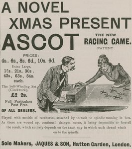 Ascot - yeni yarış oyunu için reklam by English School