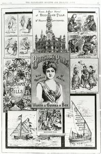 Beechams Pills, Sağlığın Gül Tomurcuğu Reklamı, 1890 by English School