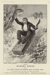 Brookes Monkey Marka sabun için reklam
