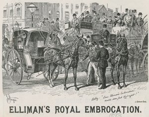 Ellimans Royal Embrocation için Reklam by English School