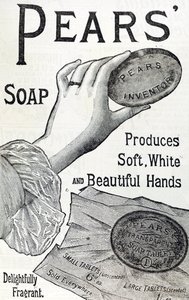 Armut Sabunu reklamı. 1887. Gravür by English School