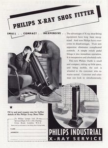 Philips X-Ray Ayakkabı Montajcısı Reklamı, 1930