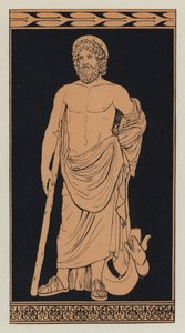 Aesculapius (renkli lito) by English School