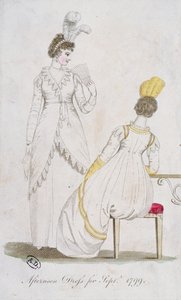 1799 Eylül için ikindi elbisesi by English School