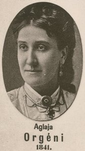 Aglaja Orgeni (gravür) by English School