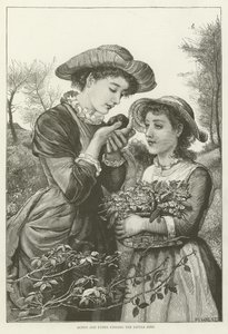 Agnes ve Ethel küçük kuşu buluyor by English School