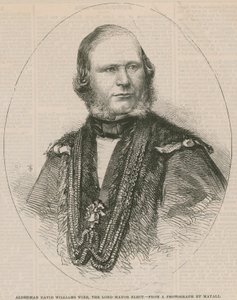 Alderman David Williams Wire, Lord Mayor seçildi by English School