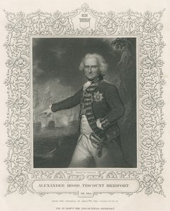 Alexander Hood, 1. Vikont Bridport, Lieut