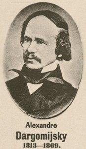 Alexandre Dargomijsky (gravür) by English School