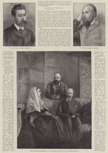 Alfred, Baron Tennyson, Şair Ödüllü (gravür) by English School