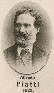 Alfredo Piatti (gravür) by English School