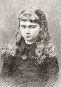 Hessen'li Alix ve daha sonra Ren tarafından Alexandra Feodorovna by English School