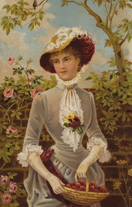 Hepsi Bir Bahçe Fuarında (chromolitho) by English School