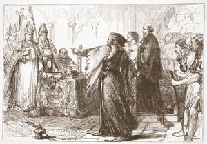 John of Gaunt ve Londra Piskoposu arasındaki tartışma, James Aitken Wylie (1808-1890) tarafından yazılan Protestanlığın Tarihinden bir örnek, pub. 1878 by English School