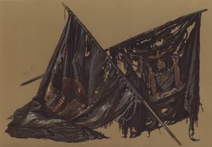 Amerikan Bayrakları (chromolitho) by English School