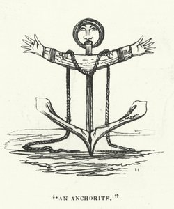 Bir Anchorite (gravür) by English School