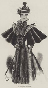 Bir Sonbahar Kostümü (gravür) by English School