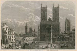 Westminster'da bir mimari grup by English School